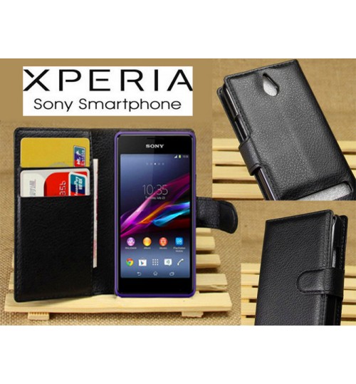 Sony Xperia E1 Wallet leather cover