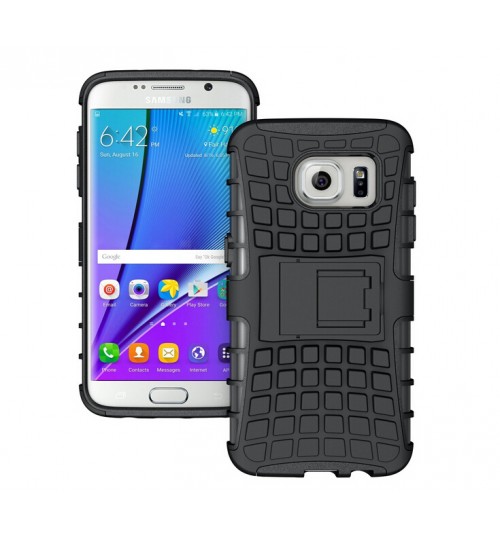 Galaxy S7 Case Heavy Duty Hybrid Kickstand