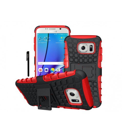 Galaxy S7 Case Heavy Duty Hybrid Kickstand