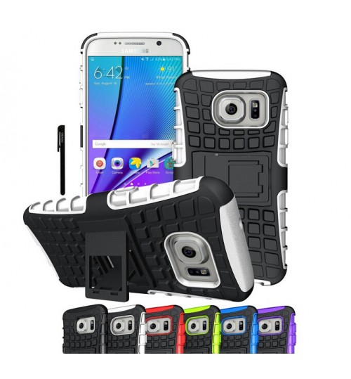 Galaxy S7 Case Heavy Duty Hybrid Kickstand