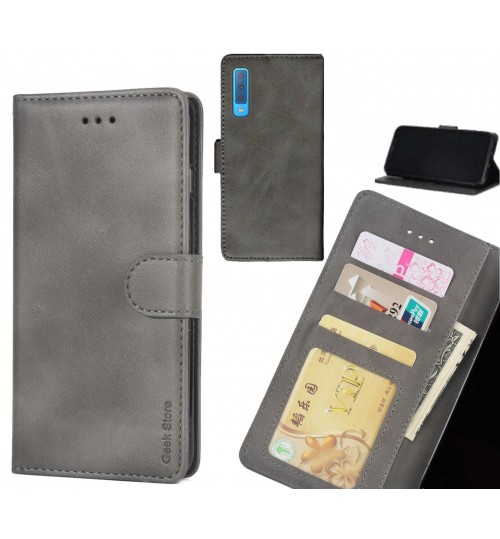 GALAXY A7 2018 case executive leather wallet case
