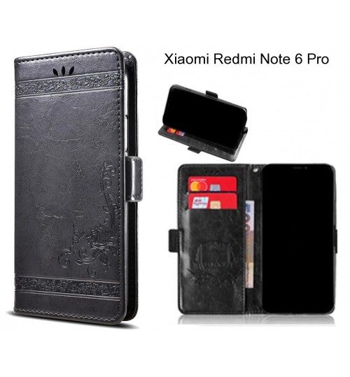 Xiaomi Redmi Note 6 Pro  Case retro leather wallet case