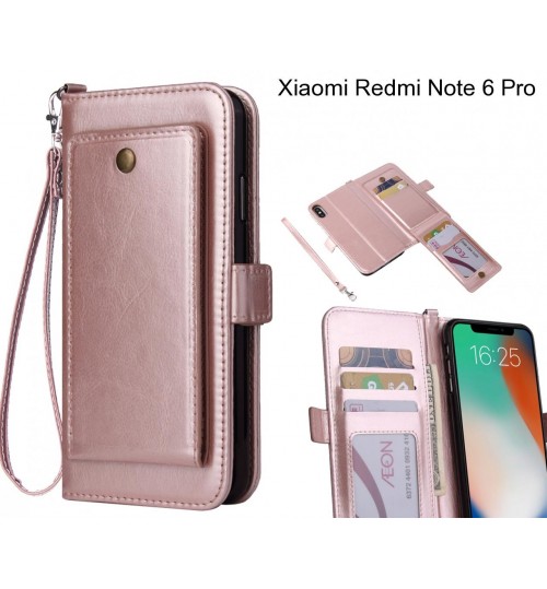 Xiaomi Redmi Note 6 Pro  Case Retro Leather Wallet Case