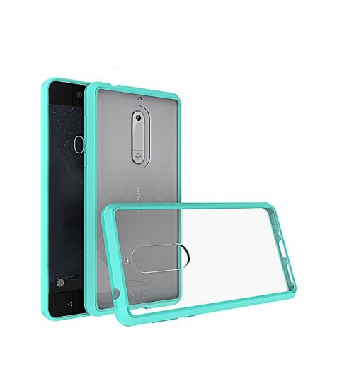 NOKIA  5 case bumper  clear gel back cover