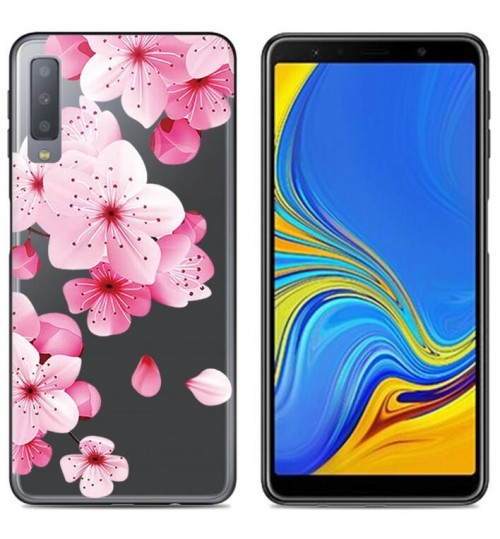 Galaxy A7 (2018) Case Printed Soft Gel TPU Case