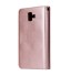 Galaxy J6 PLUS Case Double Wallet Leather Case Detachable