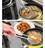 Kitchen Multi-Function Strainers With Clamp Stainless Steel Food Clip Sifter