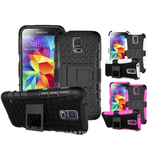 Galaxy S5 Mini Case Heavy Duty Hybrid Kickstand