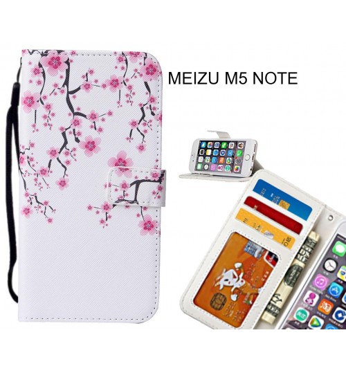 MEIZU M5 NOTE case leather wallet case printed ID