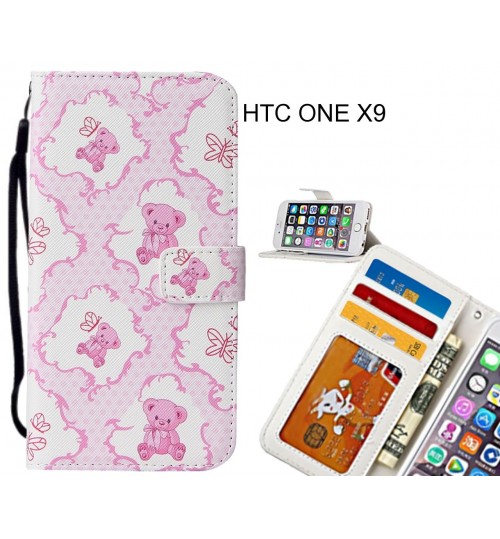 HTC ONE X9 case leather wallet case printed ID