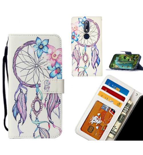 Nokia 7.1 case leather wallet case printed ID