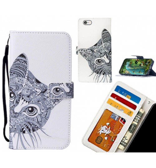 iphone 6 case leather wallet case printed ID