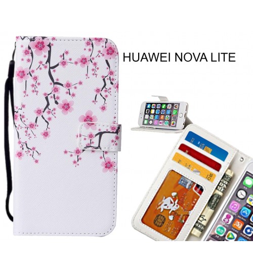 HUAWEI NOVA LITE case leather wallet case printed ID