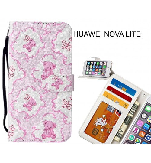 HUAWEI NOVA LITE case leather wallet case printed ID