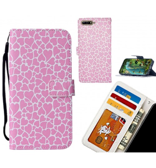 Huawei Y6 2018 case leather wallet case printed ID