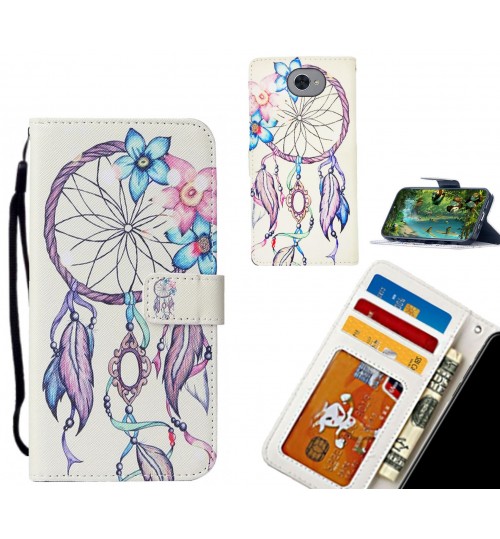 Huawei Y7 case leather wallet case printed ID