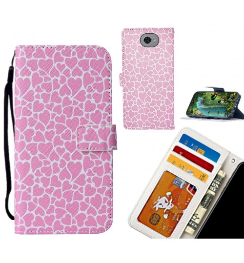 Huawei Y7 case leather wallet case printed ID