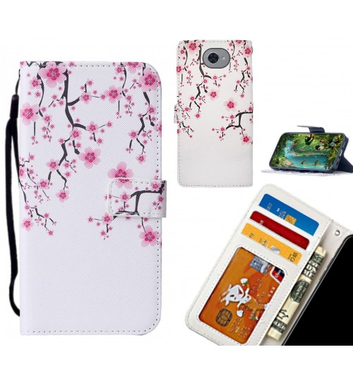 Huawei Y7 case leather wallet case printed ID