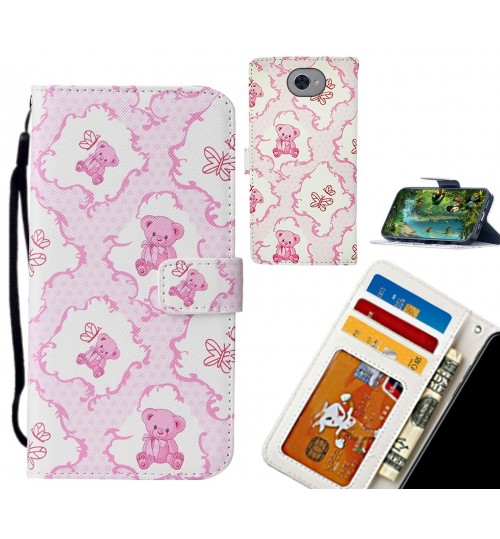 Huawei Y7 case leather wallet case printed ID