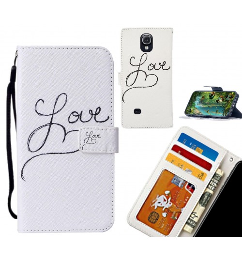 Galaxy S4 case leather wallet case printed ID