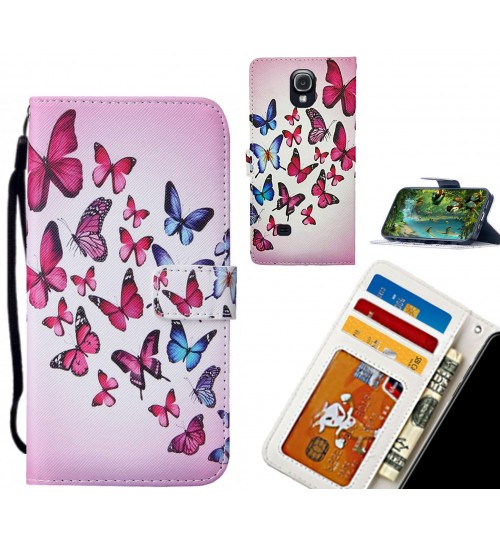 Galaxy S4 case leather wallet case printed ID