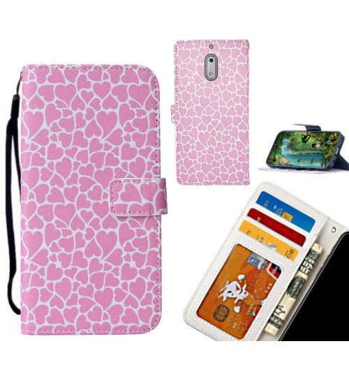 Nokia 6 case leather wallet case printed ID