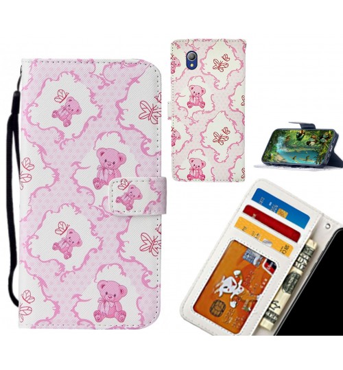 Alcatel 1 case leather wallet case printed ID