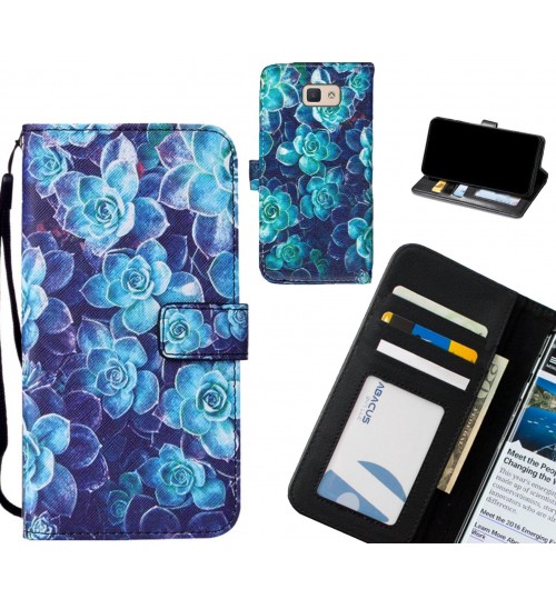 Galaxy J5 Prime case leather wallet case printed ID