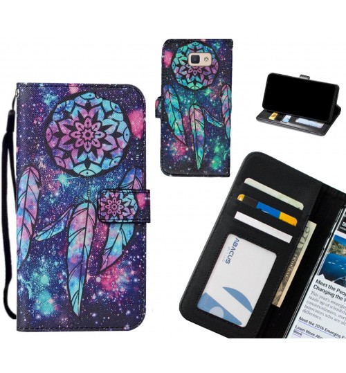 Galaxy J5 Prime case leather wallet case printed ID