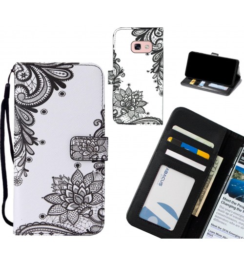 Galaxy A3 2017 case leather wallet case printed ID