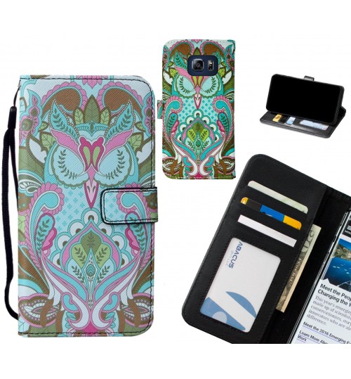 S6 Edge Plus case leather wallet case printed ID