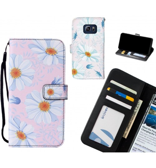 S6 Edge Plus case leather wallet case printed ID