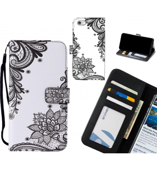 iPhone 6S Plus case leather wallet case printed ID