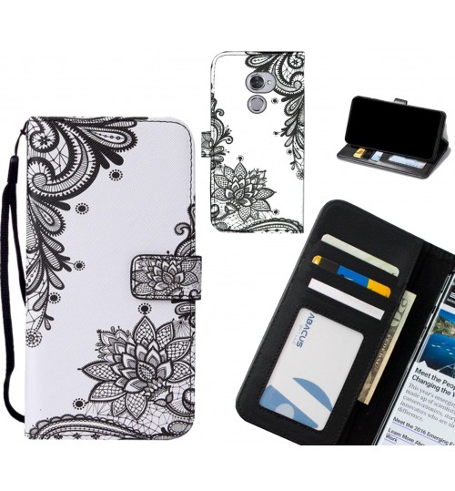 Vodafone V8 case leather wallet case printed ID