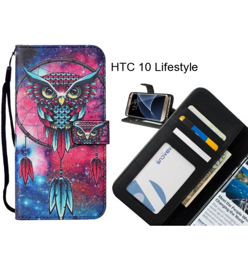 HTC 10 Lifestyle case leather wallet case printed ID