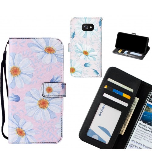 GALAXY A7 2017 case leather wallet case printed ID