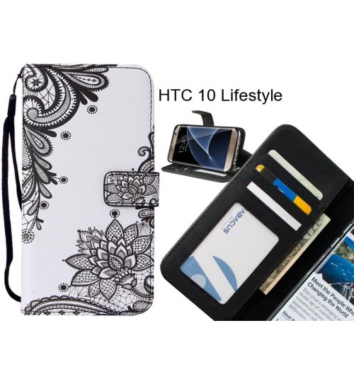 HTC 10 Lifestyle case leather wallet case printed ID