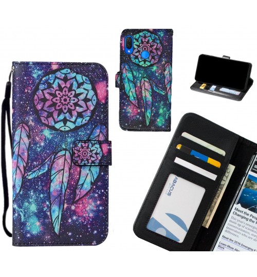 Huawei Nova 3I case leather wallet case printed ID