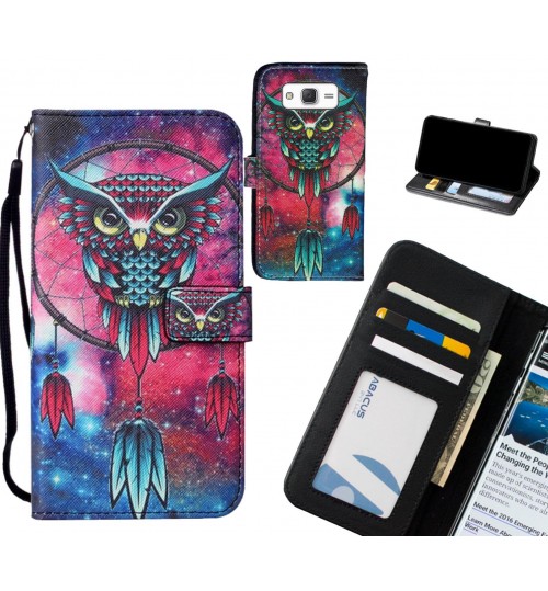 Galaxy J5 case leather wallet case printed ID