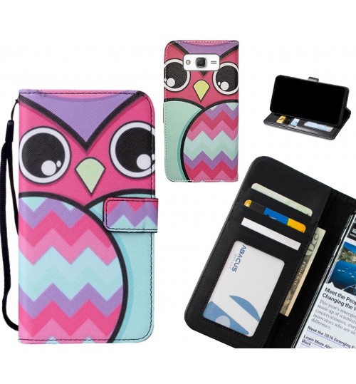 Galaxy J5 case leather wallet case printed ID