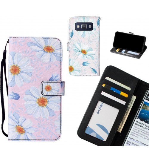 Galaxy A5 case leather wallet case printed ID