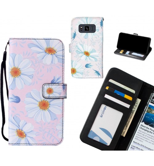 Galaxy S8 Active case leather wallet case printed ID