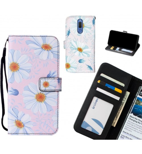 Huawei Nova 2i case leather wallet case printed ID