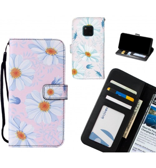 Huawei Mate 20 Pro case leather wallet case printed ID
