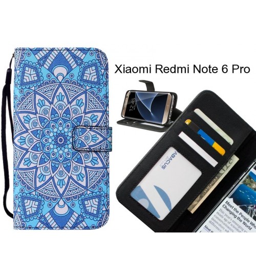 Xiaomi Redmi Note 6 Pro case leather wallet case printed ID