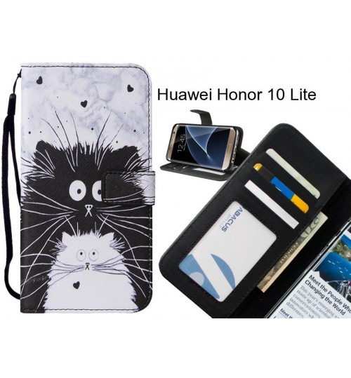 Huawei Honor 10 Lite case leather wallet case printed ID