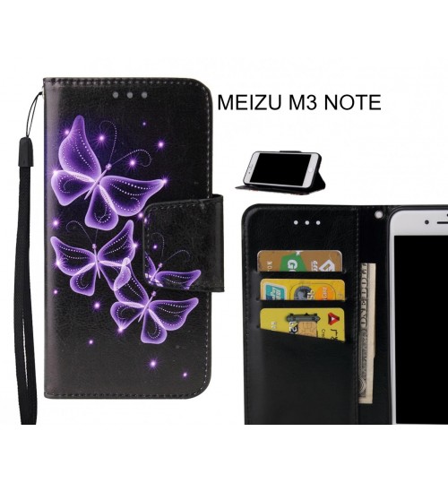 MEIZU M3 NOTE Case wallet fine leather case printed