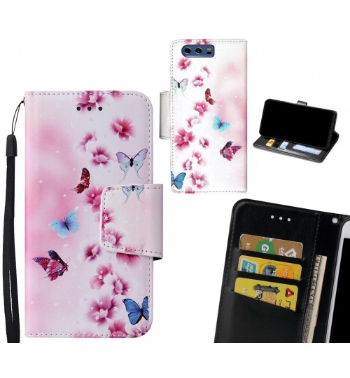 HUAWEI P10 Case wallet fine leather case printed