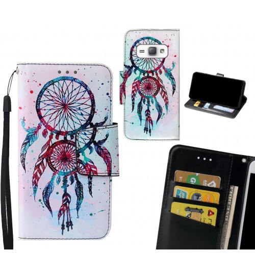 GALAXY J1 2016 Case wallet fine leather case printed