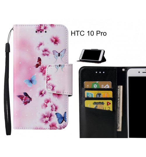HTC 10 Pro Case wallet fine leather case printed